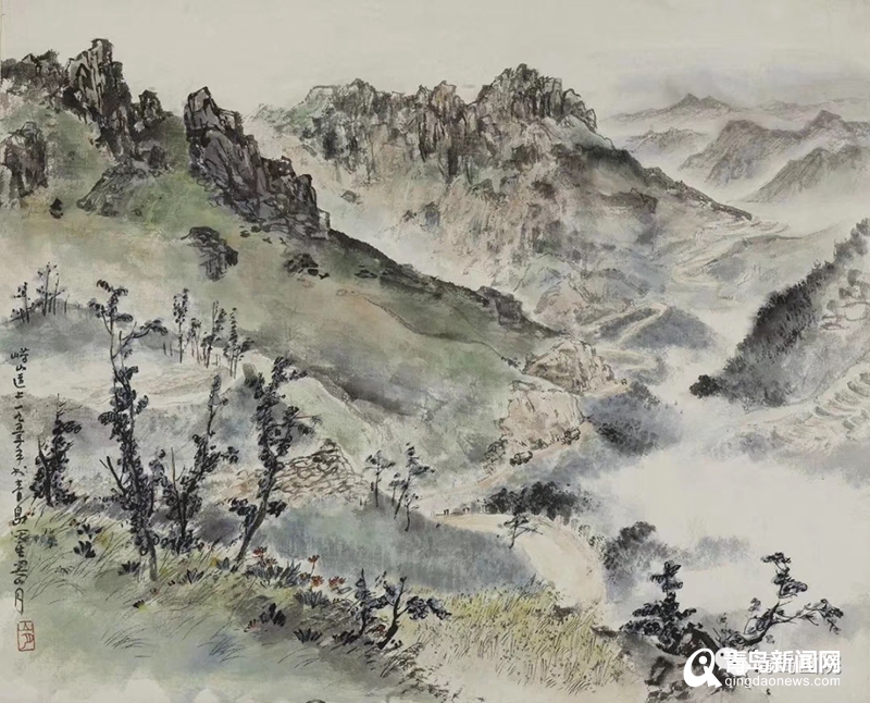 赏大师风采 关山月65年前青岛写生真迹亮相