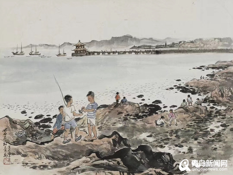 赏大师风采 关山月65年前青岛写生真迹亮相