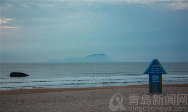 【隔屏看青岛】晨曦中的灵山湾景色静谧而美好