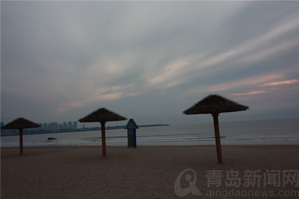 【隔屏看青岛】晨曦中的灵山湾景色静谧而美好