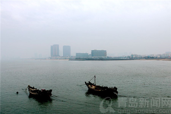 【隔屏看青岛】晨曦中的灵山湾景色静谧而美好
