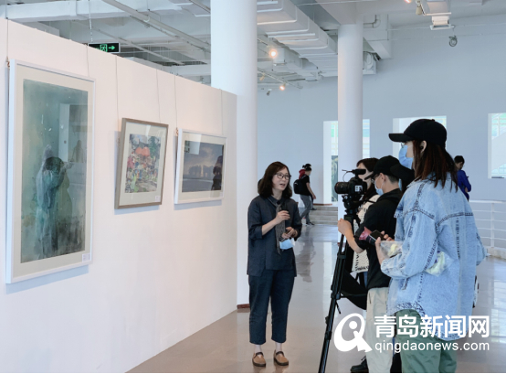 全国女水彩画家作品展5月30日在青岛市雕塑馆开展