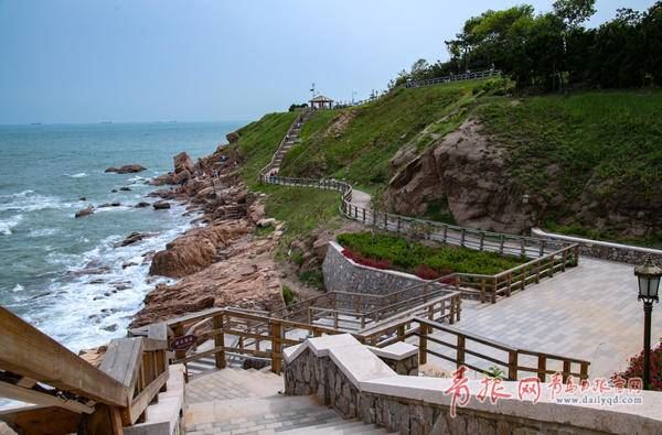 凭栏听风吟 青岛这条海滨木栈道步步入画