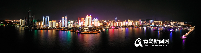 点亮青岛＂夜经济＂ 今年浮山湾灯光秀播放量将超过430场
