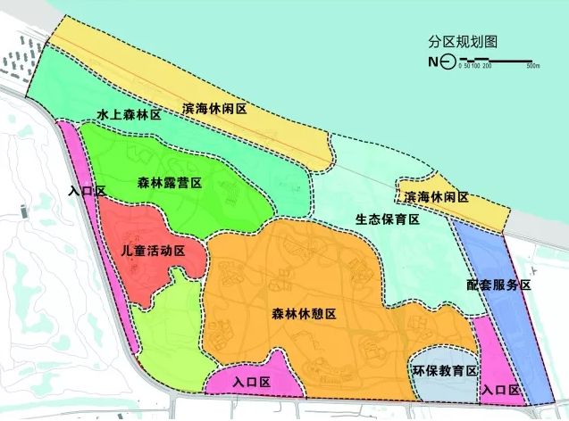 亚洲最大 青岛西海岸中央公园计划今年年底建成