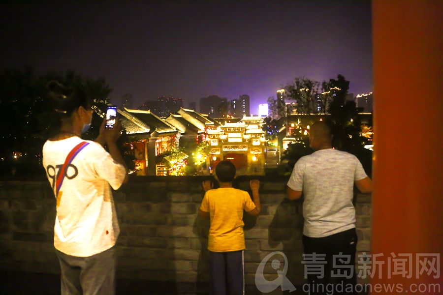 登即墨古城墙 赏全城夜景 纳凉休闲又一个好选择