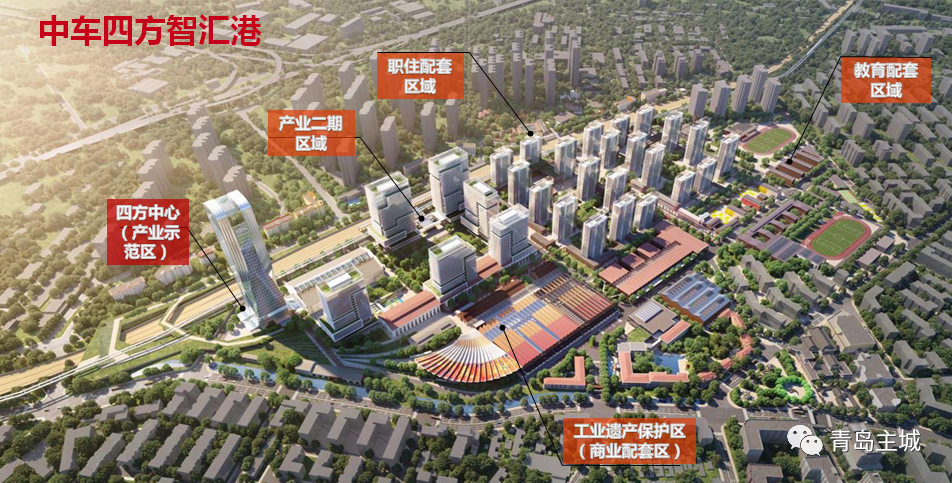 青岛老四方机厂要变样！公寓、学校、商场、公园 都安排上了