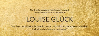 2020诺贝尔文学奖揭晓 美国诗人露易丝·格丽克夺得
