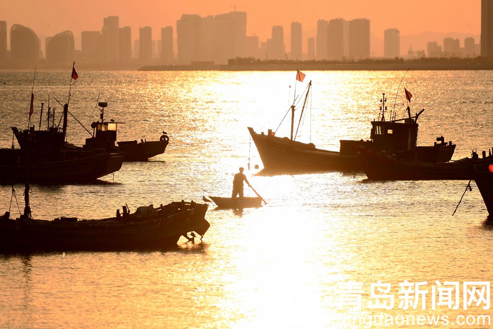 【秋游青岛】顾家岛码头 观赏渔舟唱晚美丽景色的好地方