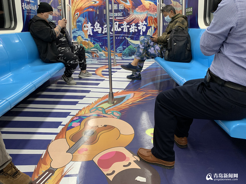 坐青岛地铁专列感受时尚西海岸 6大城市品牌闪亮3号线
