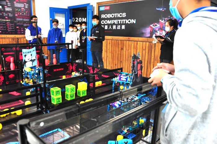 2020世界机器人大赛青岛选拔赛收官 40支战队巅峰对决