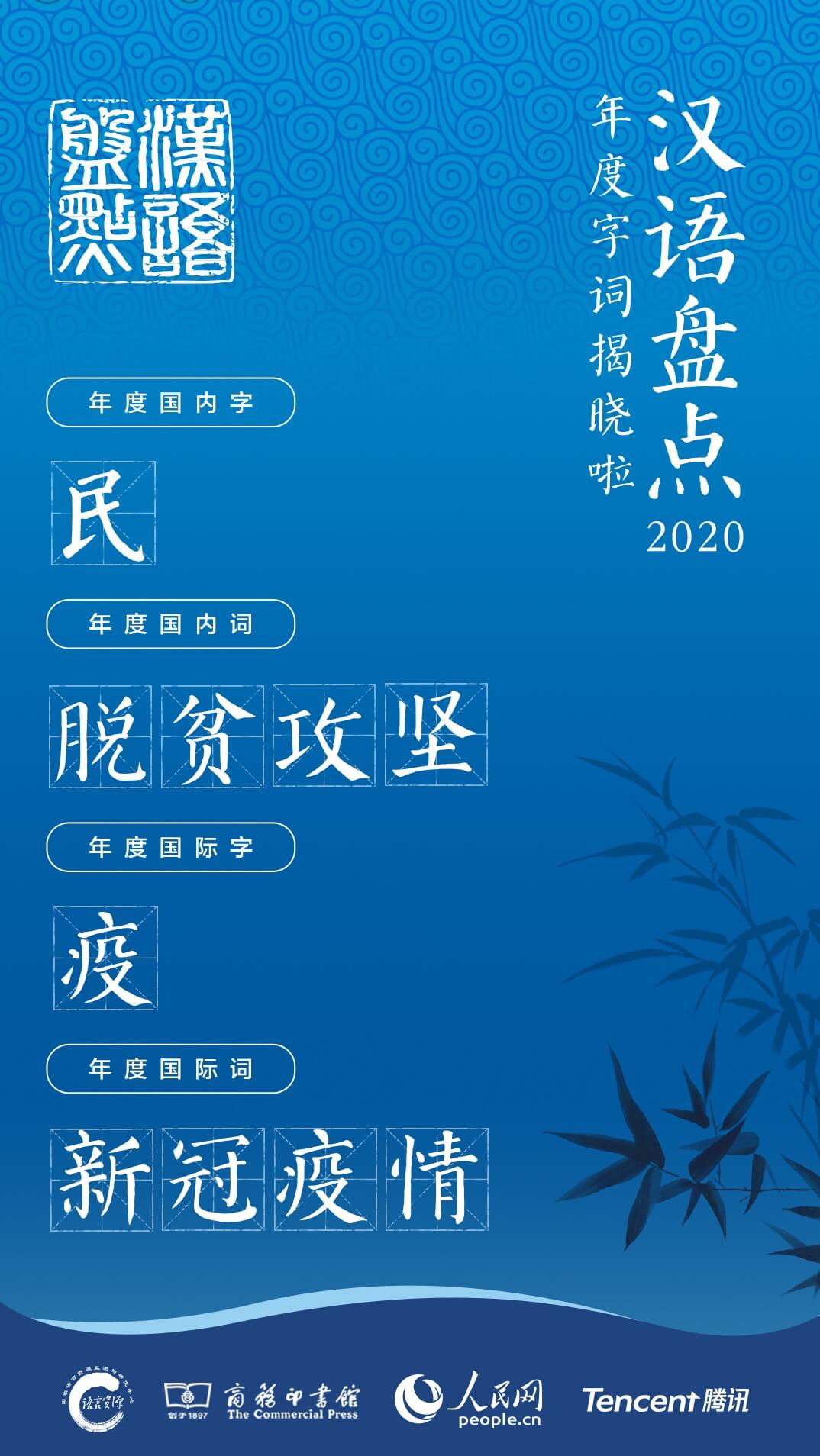 “汉语盘点2020”年度字词揭晓