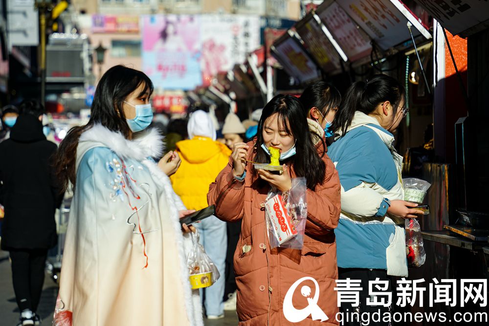 气温回升后 台东步行街很有几分时尚和艺术气息