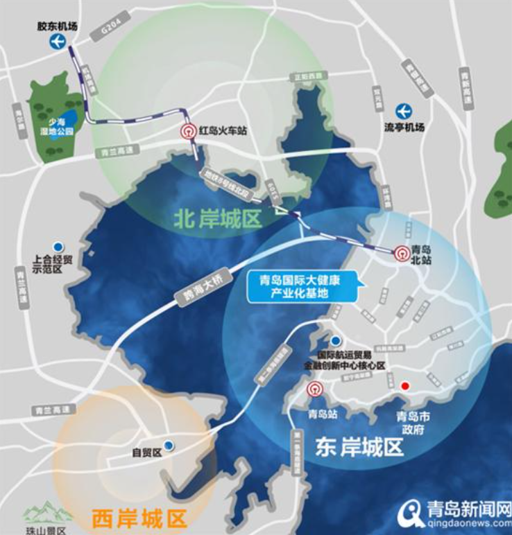 “产居创”融合式发展 胶州湾东岸崛起健康城市综合体