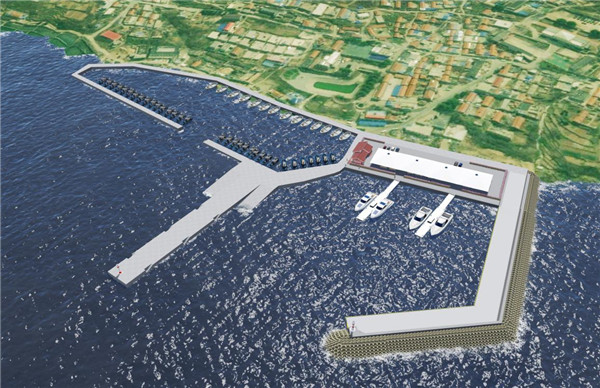 灵山岛陆岛交通码头改扩建工程开工 增设4个泊位