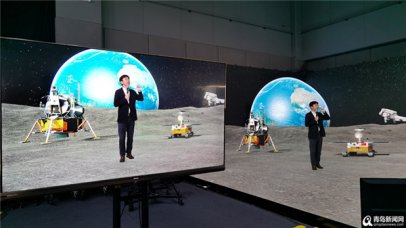 主持人＂登月＂ ＂阿凡达＂来袭 青岛5G高新视频酷炫展示