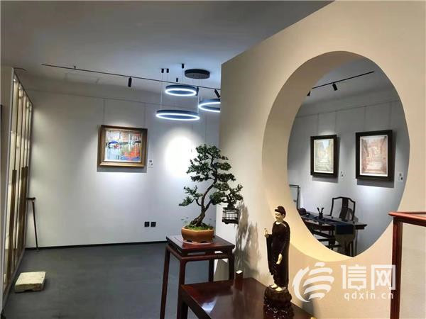 青岛美协油画艺委会《山·海·城》风景风情油画作品展开幕