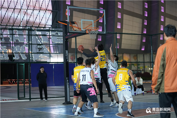 以球会友 青岛东方影都杯3V3篮球PK赛决出王者
