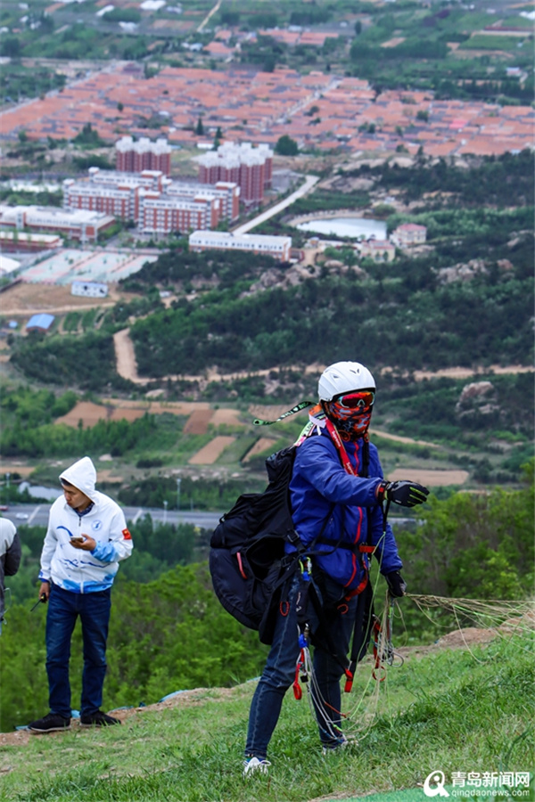 在蓝谷四舍山“体验飞翔”用另一种方式“跨越山海”