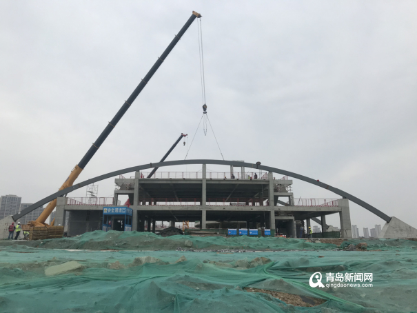 青岛东方伊甸园项目再添亮点 特色钢结构启动施工