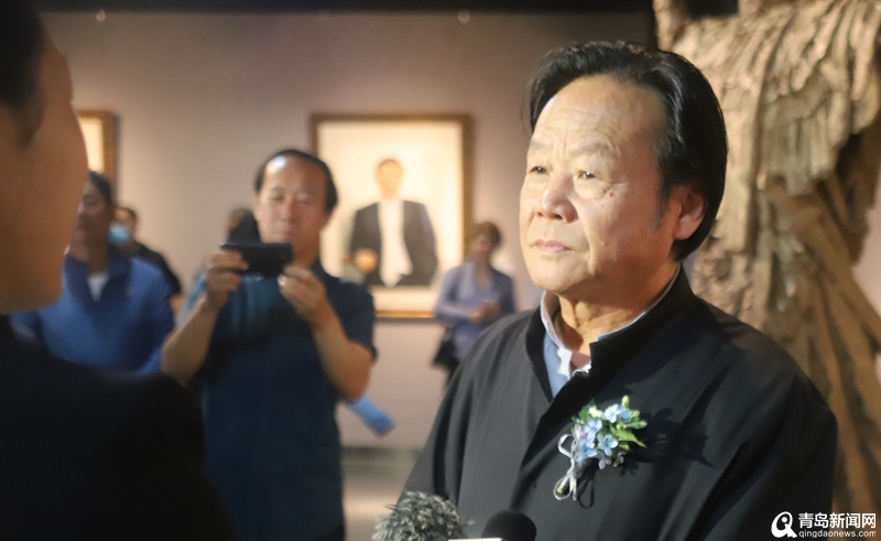 笔绘新时代华章!梁连生中国企业家水彩肖像作品展举行