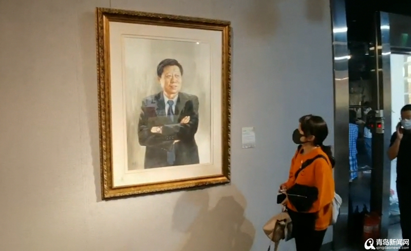 笔绘新时代华章!梁连生中国企业家水彩肖像作品展举行