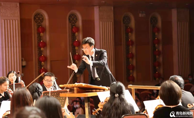 ＂琴岛音乐之声＂献上＂百年礼赞＂ 红色交响音乐会奏响