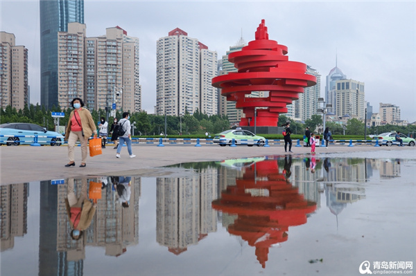 又见壮观平流雾！青岛沿海一线仿佛“置身仙境”