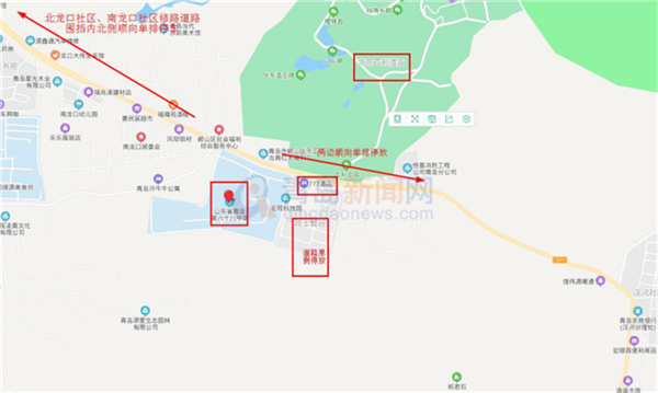 @崂山六十七中、六十八中考点送考家长 临时停车看这里