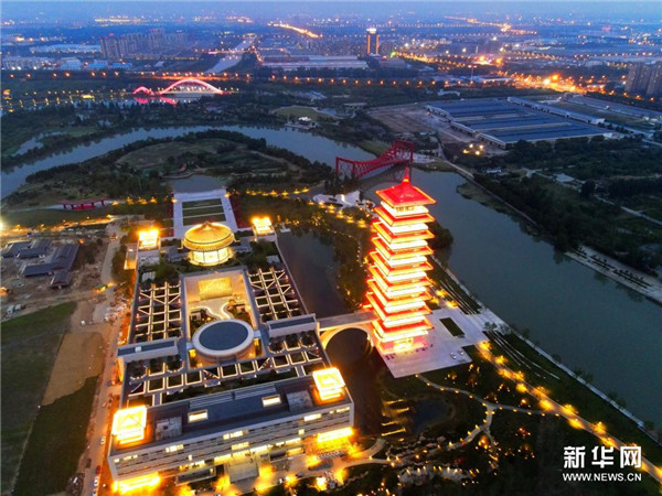 中国大运河博物馆试灯