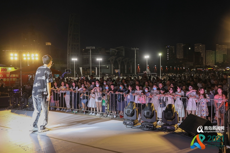 奥帆中心上演流行音乐专场！艺博会“点燃”青岛夏夜