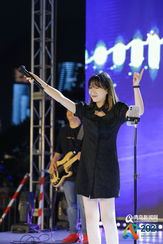 奥帆中心上演流行音乐专场！艺博会“点燃”青岛夏夜