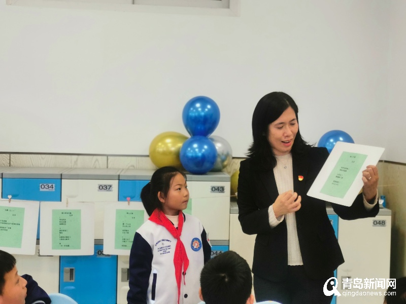 孔孚诗歌走进校园 小学生变成“小诗人”现场读诗告白青岛