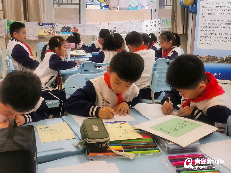 孔孚诗歌走进校园 小学生变成“小诗人”现场读诗告白青岛