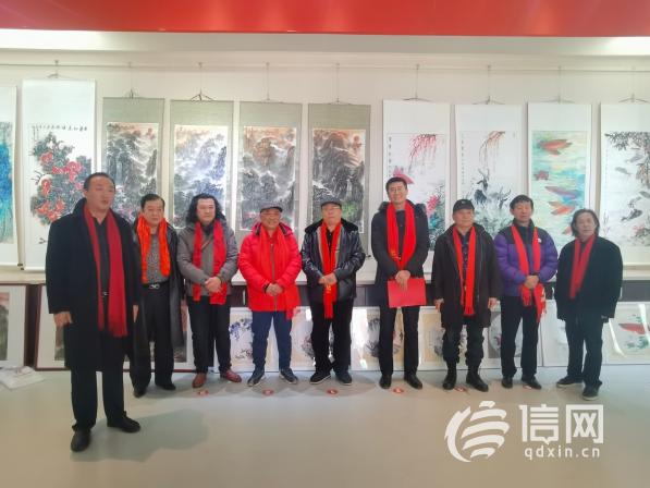 山东青岛：张华东等四人书画连展在市北区文化馆开展