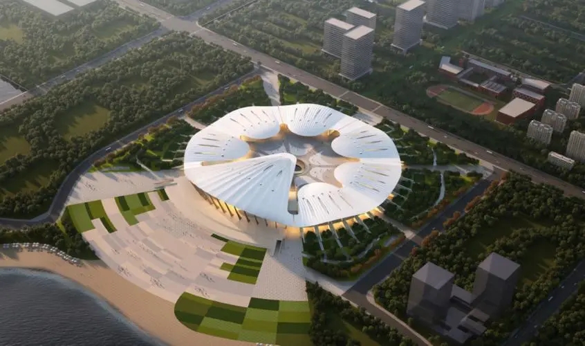 新地标“上合之贝”雏形初现 将涵盖展览等多种业态