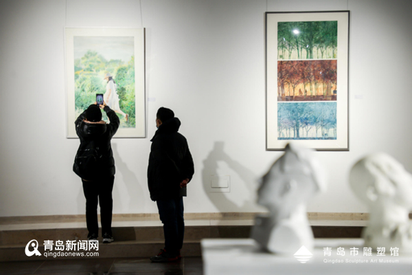 展出近百件作品 2023年＂在水之湄·女艺术家邀请展＂于青岛市雕塑馆开展
