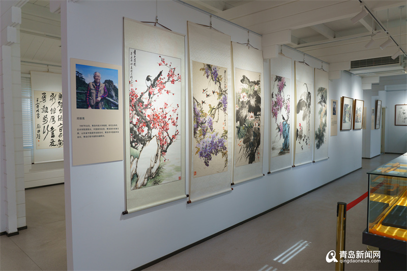 九位大咖云集 这个书画展在青岛崂山九水（灯塔）书画院开展