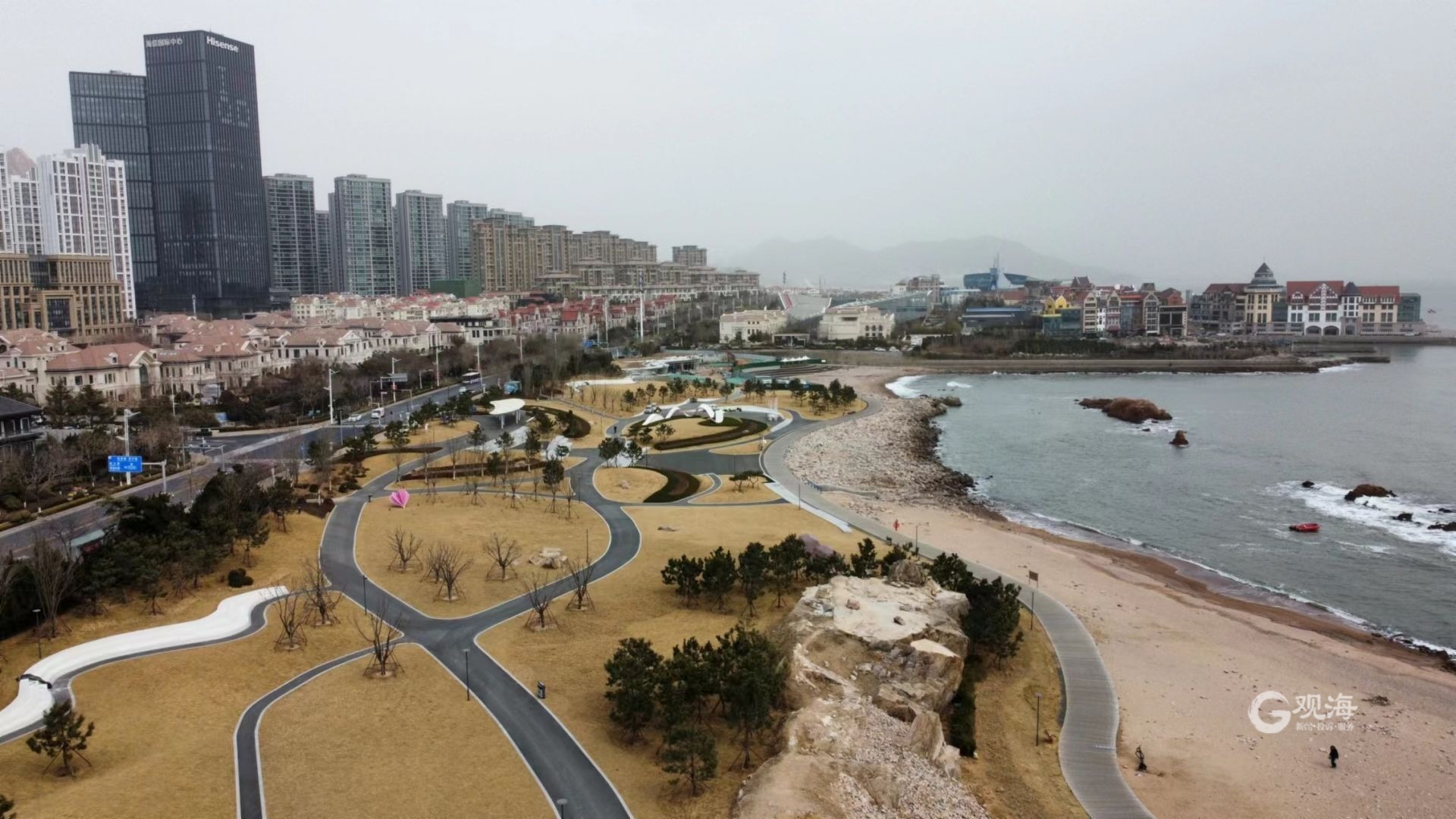 前海再添一处浪漫打卡地，青岛这个新晋海边公园4月底亮相