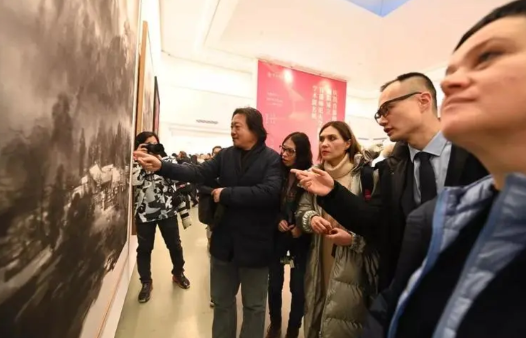 中国画家个人画展走进俄罗斯国家博物馆