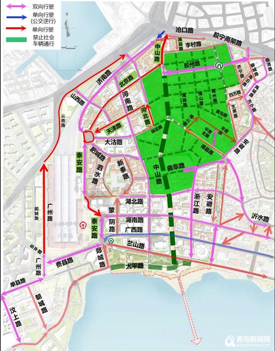 中山路主街调流 百年建筑首开……青岛老城再添重大变化