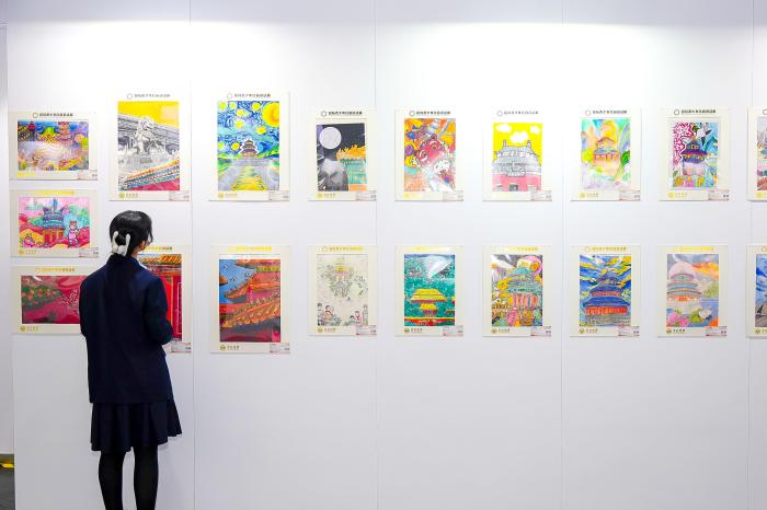 2023“多彩世界·世界文化遗产”国际青少年绘画邀请展开幕