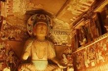 中国石窟寺书画艺术展在云冈石窟博物馆开展
