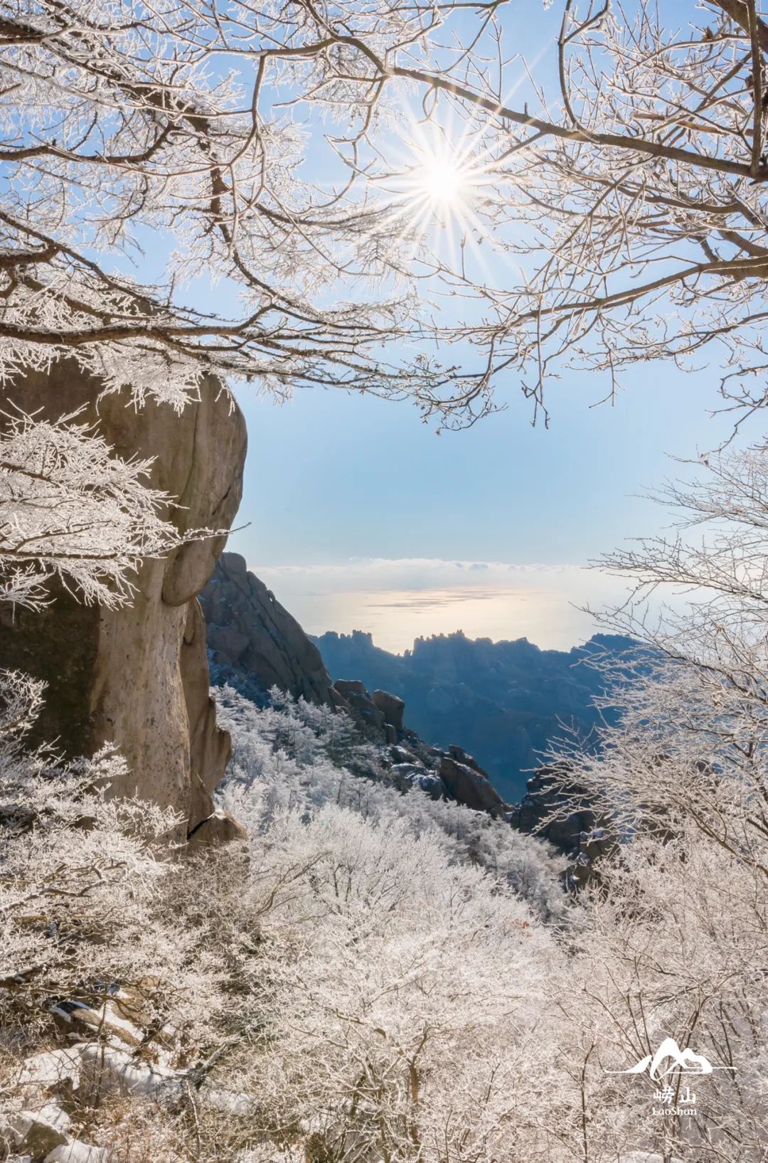 云海、雾凇、冰瀑齐齐上线！冬日的崂山，别有一番韵味
