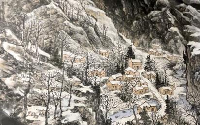 70余幅精品力作亮相 李敦明中国画山水精品展在青开幕