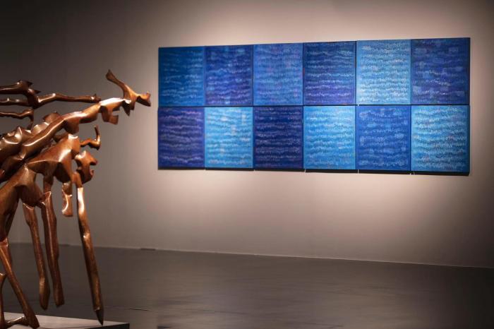 “激情瞬间：上海抽象艺术四人展”亮相清华艺博馆