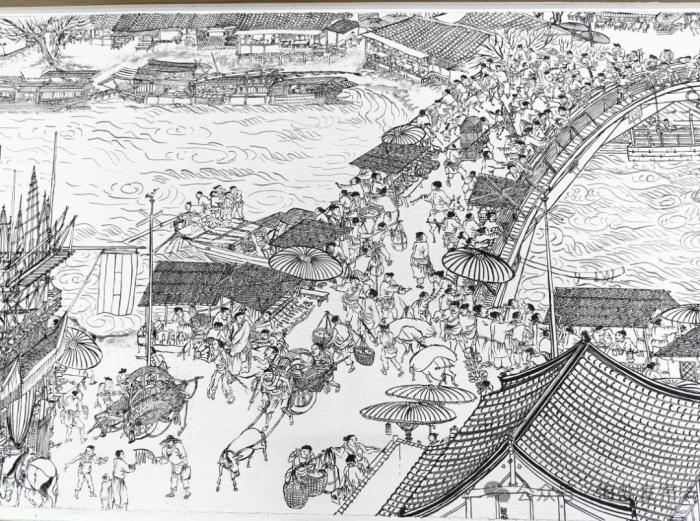 非遗工匠再现水墨《清明上河图》：为传统艺术开新篇