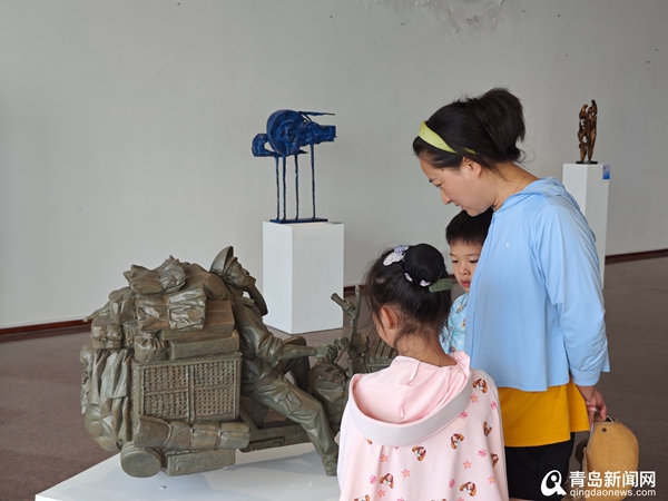艺术为城市赋能·2024青岛公共艺术邀请展在青岛市雕塑馆正式开展