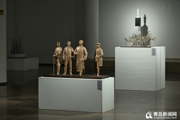 “山东省雕塑艺术家协会会员作品展”在青岛市雕塑馆开展