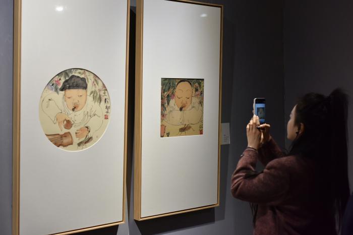 东方与西方对话 “纸间双影—李旺 张驰双人展”在山西开幕